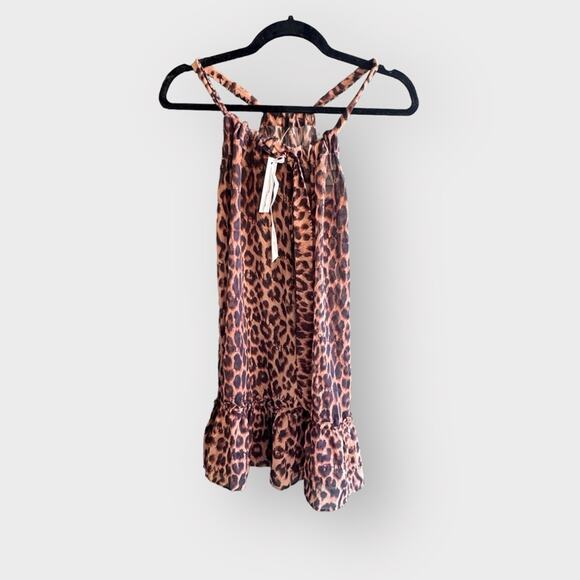 NEW Shania Rwain leopard print swimsuit coverup - RARE - Picture 2 of 6